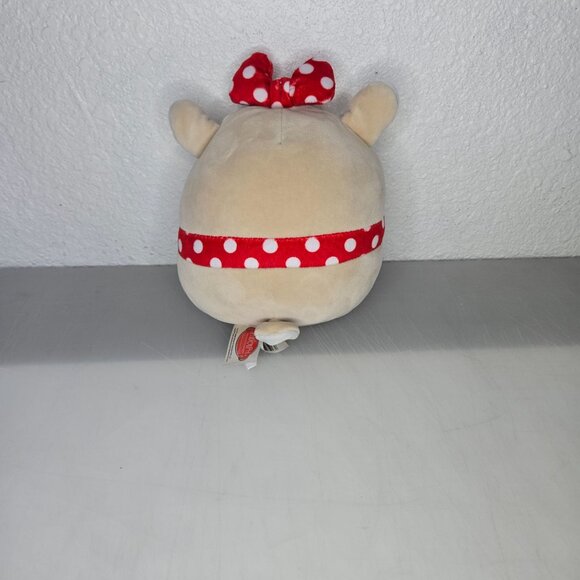 Rudolph Squishmallow Plush Reindeer With Bow & Scarf Girl Deer 8" Toy Christmas - Picture 7 of 7